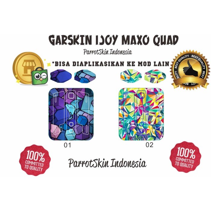 

Garskin IJOY MAXO QUAD free custom
