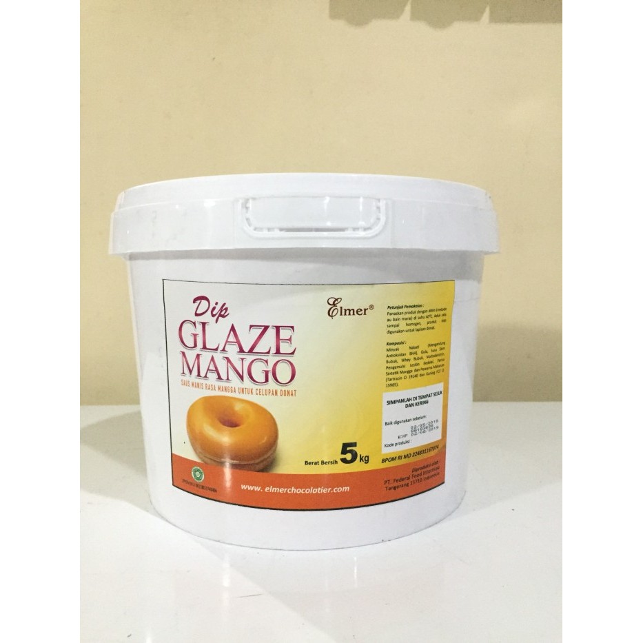 

Elmer Dip Glaze Mango 5kg / Elmer Mangga 5 kg