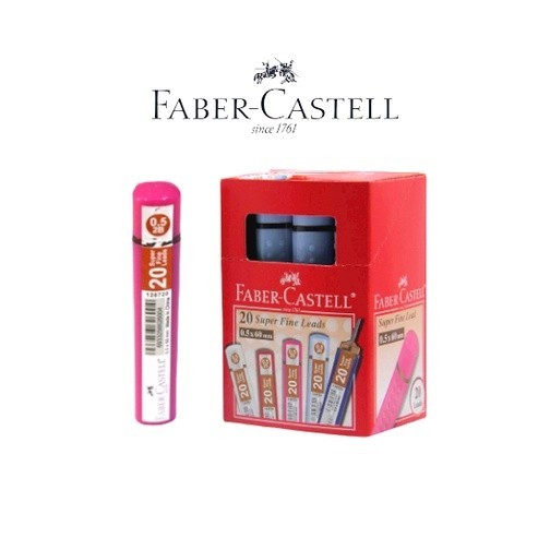 

Refill Pensil Mekanik Faber Castell 2B 0.5mm Super Fine Leads 128720