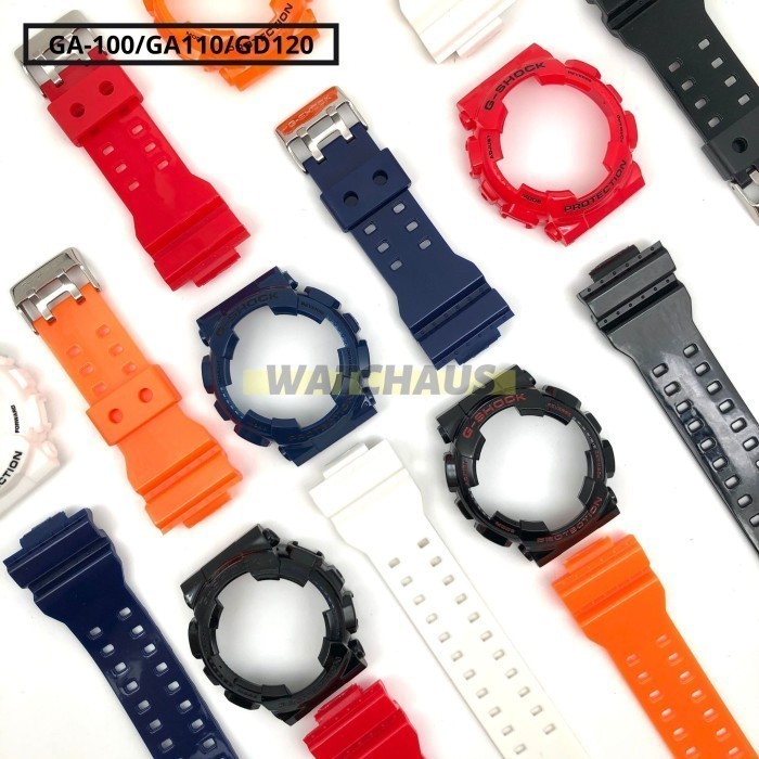 TALI RUBBER BAND BEZEL STRAP CASE GA100 GA110 GD120 GLOSSY