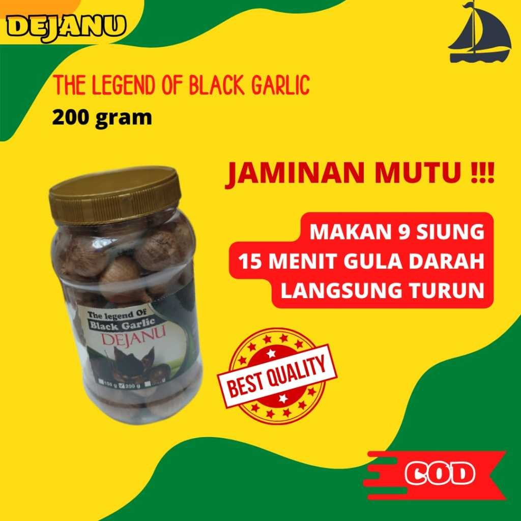 

Bawang Hitam Tunggal Black Garlic Dejanu