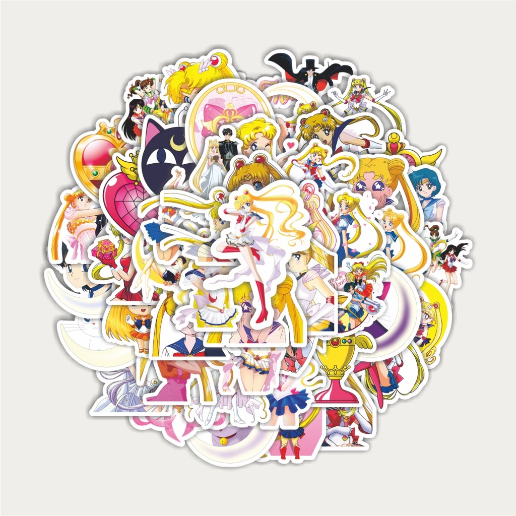 

Sticker Pack Stiker Anime Sailor Moon | Sticker TUMBLR | Stiker LAPTOP KOPER HELM