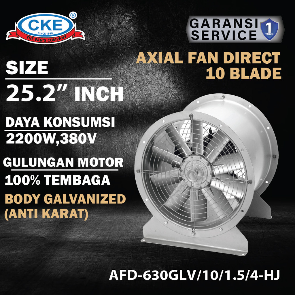 CKE Axial Fan 25.2 Inch Drum Axial Drum Blower Blower Gedung 380V