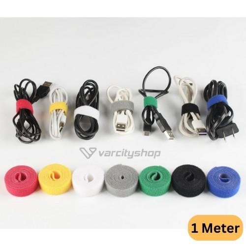 

BTB Velcro Pengikat Kabel 1m Velcro Perekat 1m x 1cm 1m x 2cm Fo Fiber Optik
