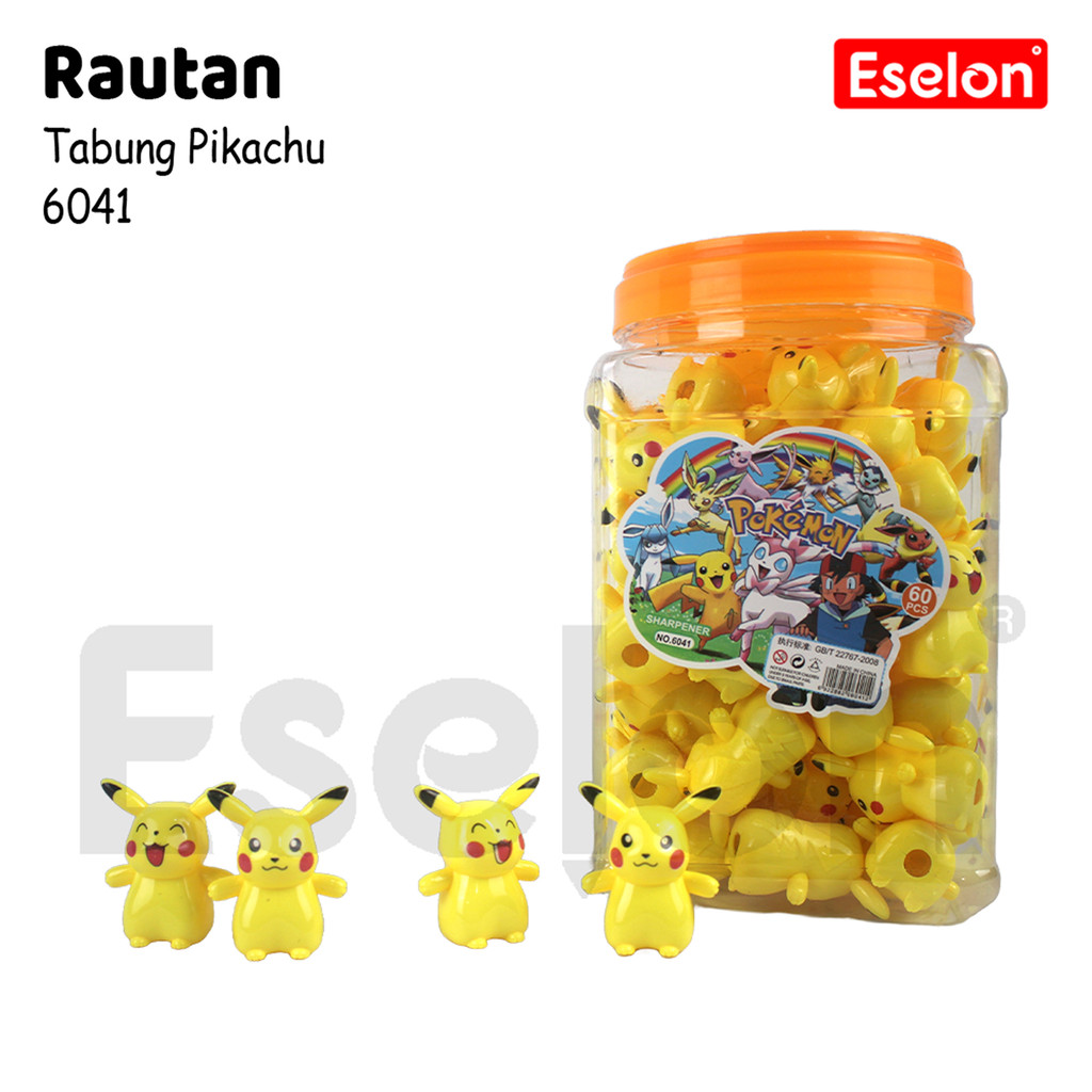 

1buah Rautan Picacu 6041/ Serutan Pensil Fancy 1 lubang