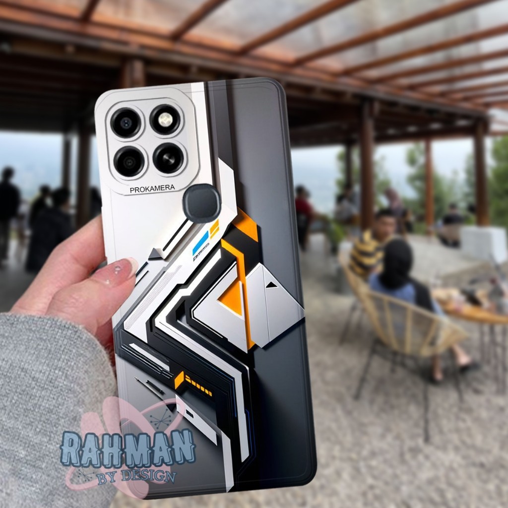 Softcase Infinix Smart 6 - Infinix Smart 6 Ram 3 - Infinix Smart 6 HD -  Bahan karet lentur - Motif 