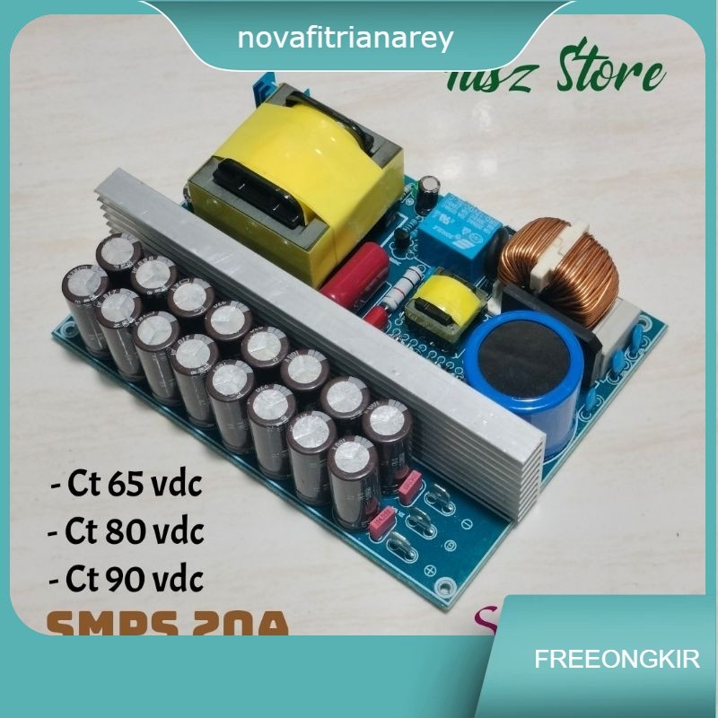 SMPS 20A CT 80volt Power Supply 20 Amper 80 Volt 80v pengganti trafo