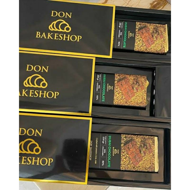 

Coklat Dubai Don Bakeshop Pistaschio 250gr