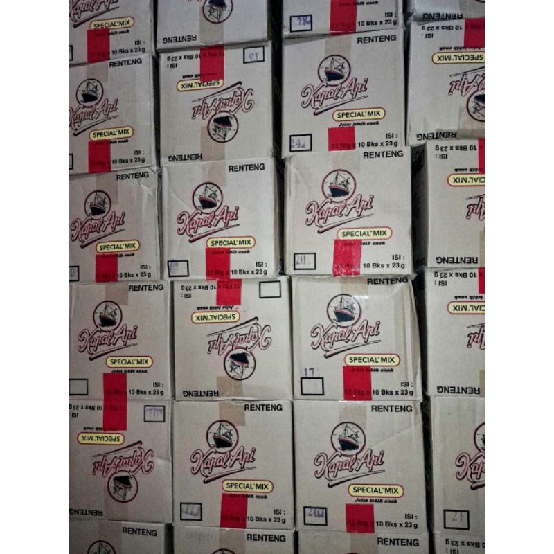 

Kapal Api Special Mix 1 Dus isi 12 Renceng/120 sachet