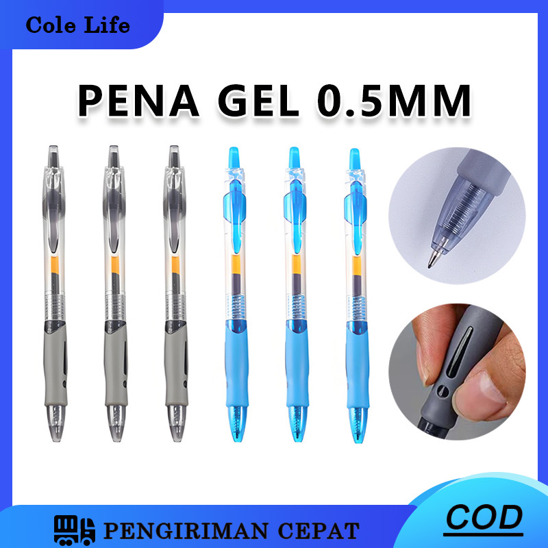

Pulpen Gel Ink 0.5mm/Alat Tulis Kantor Sekolah Pena Pen Pencet Tinta Cair