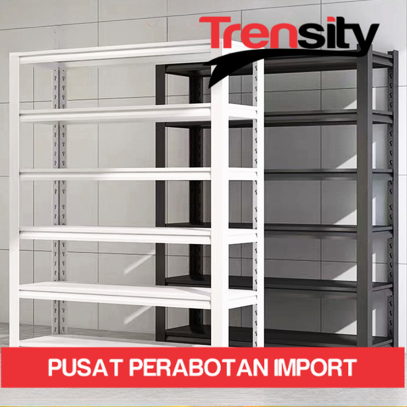 Rak Besi Siku 5 Susun Rak Gudang Rak Besi Susun Serbaguna Rak Barang Rak Aquarium Besi 5 Susun *TREN