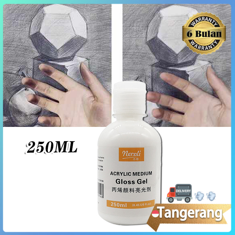 

250ml Acrylic Medium Gloss / Matt Glossy Vernis Finisher / Matt Varnish For Acrylic/Akrilik