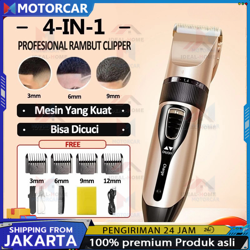Profesional Rambut Clipper / Gunting Rambut Listrik Clipper / Gunting Rambut Isi Ulang Pemangkas / M