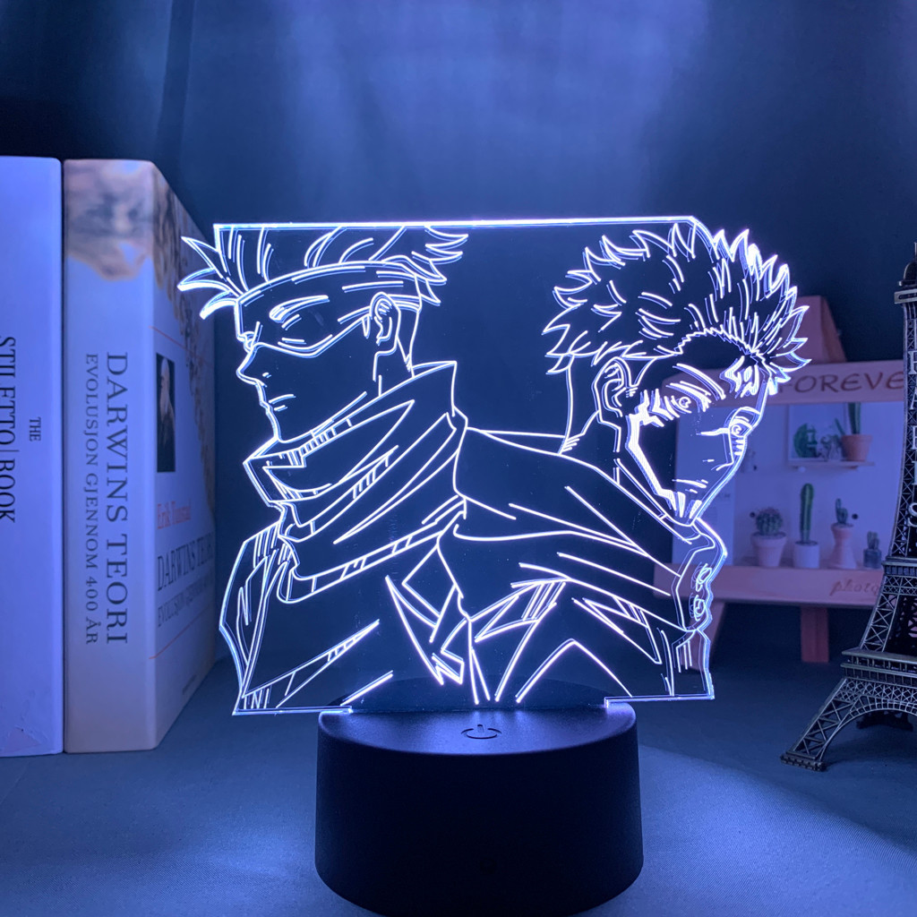 Anime Lamp Satoru Gojo Jujutsu Kaisen Led Night Light Yuji Itadori for Room Deco Birthday Gift Jujut