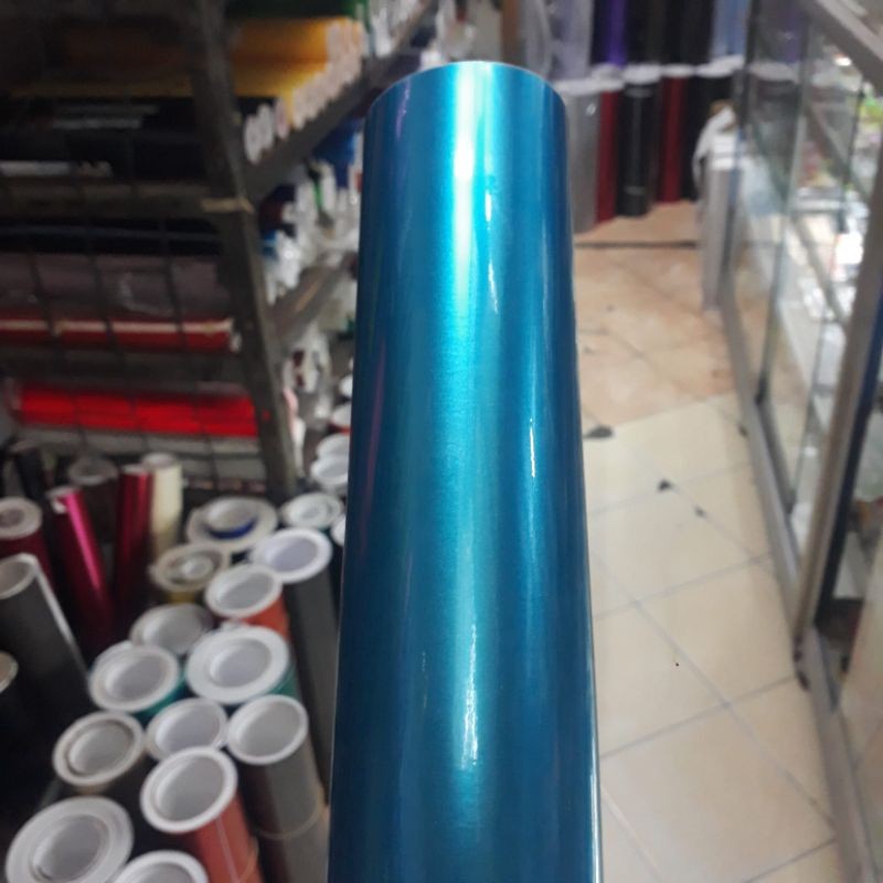 Skotlet Biru Relaxa Candy Sticker Mobil Motor