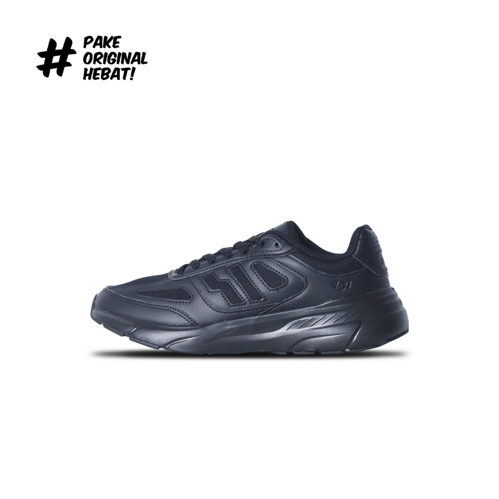 Sepatu Sneakers Piero Jogger V54 Core - Black/Black/Black