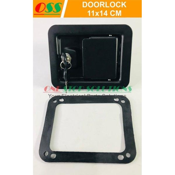 

IUS-272 DOOR LOCK ATAU DOORLOCK HITAM BESI SEDANG GENSET PANEL 11x14