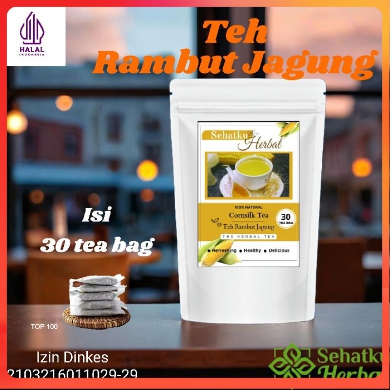 

SEHATKUHERBAL Teh Rambut jagung : Corn silk tea isi 30 tea bag
