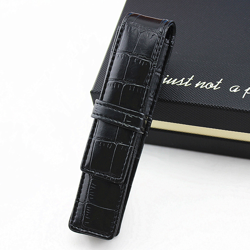 

Handmade Leather Pen Case Pencil Bag Fountain Sleeve Bag Vintage Pouch for Single Pen Stylus Ballpoint Cute Stationary