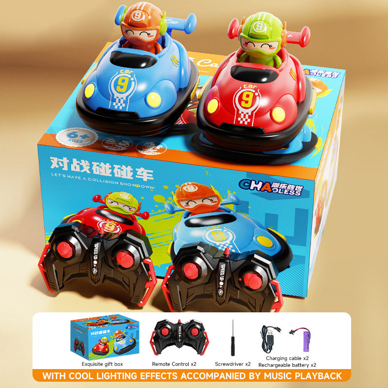 Mobil bemper mobil kendali jarak jauh mainan anak-anak mobil sepak bola mobil balap drift Mainan Gok