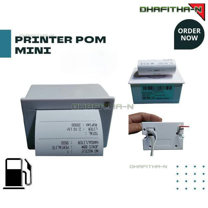 Modul Printer untuk pom mini printer thermal TTL + soket kabel