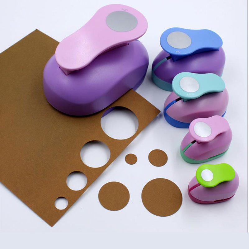 9- 38mm Circle Punch DIY Craft Hole Punch Paper Cutter Scrapbooking Punches Embossing Round Hole Pun