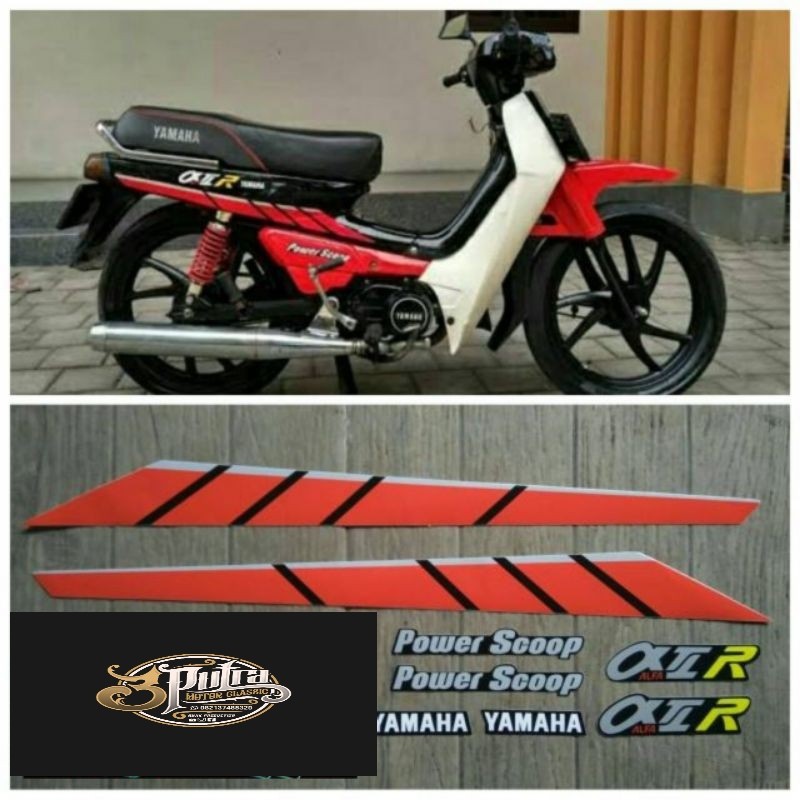 Stiker Alfa Striping yamaha alfa 1990 & 1992