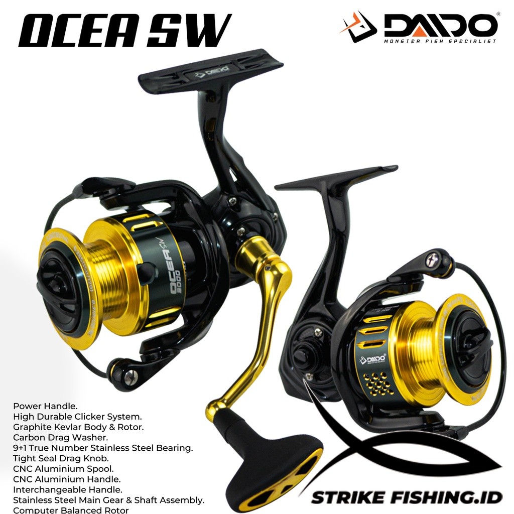 REEL SPINNING DAIDO OCEA SW SERIES