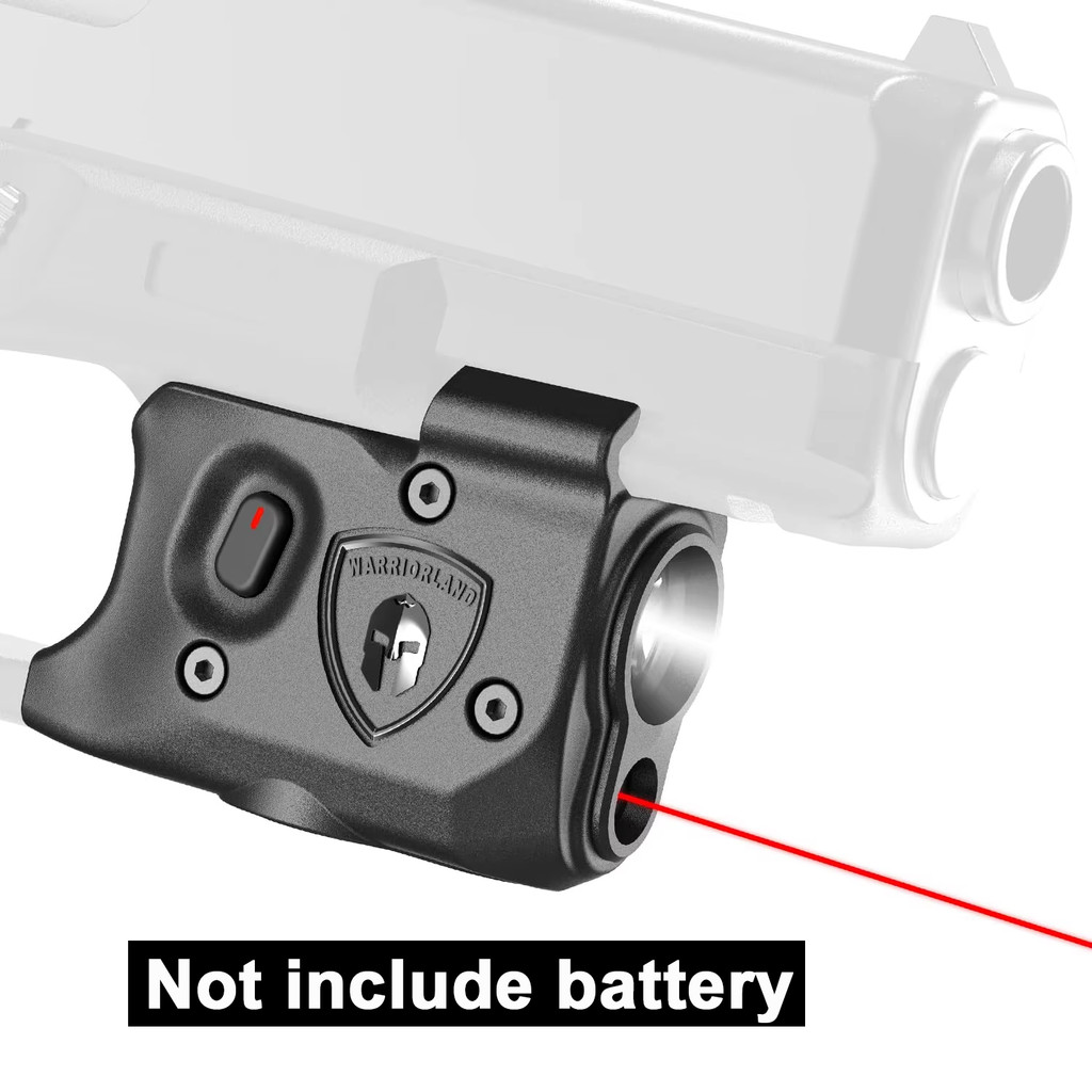 Pistol Light+Red Laser,Not Provide Battery,Fit Glock 17/19 Gen 3-5,Glock 22/23/31/32 Gen 3-4,Glock 1