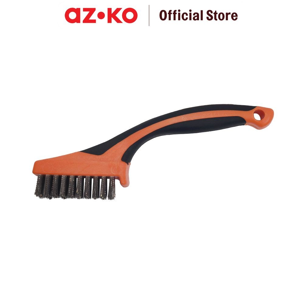 AZKO Tactix Sikat Kawat Stainless Steel 17.5 cm Wire Brush Alat Pembersih Karat Perlengkapan Kebersi