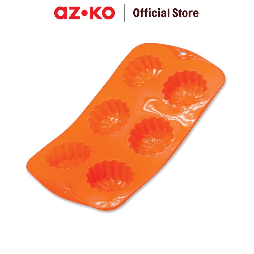 AZKO Krischef Cetakan Kue Daisy 6 Cup Cookies Mold Cetakan Cookies Tema Bunga Baking Tools Home Kitc