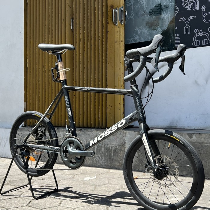 MINIVELO MOSSO 20XR5 FULLBIKE SECOND PRELOVED BEKAS LIKE NEW GROUPSET TIAGRA BAN 20 INCH MINI VELO X