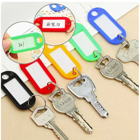 ASS TAG GANTUNGAN KUNCI NOTE LABEL NAMA Tag Gantungan Kunci Label Nama / Keychain Ring Name Tag / Ga