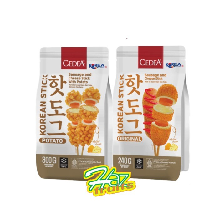 

Cedea Korean Stick Original 240 Gr | Korean Stick Potato 300 Gr