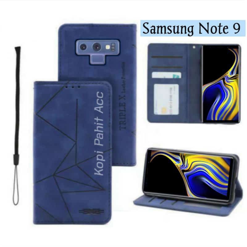 Casing Samsung Galaxy Note 9 Flip Cover Wallet Sarung Hp Case Dompet Sarung Kulit