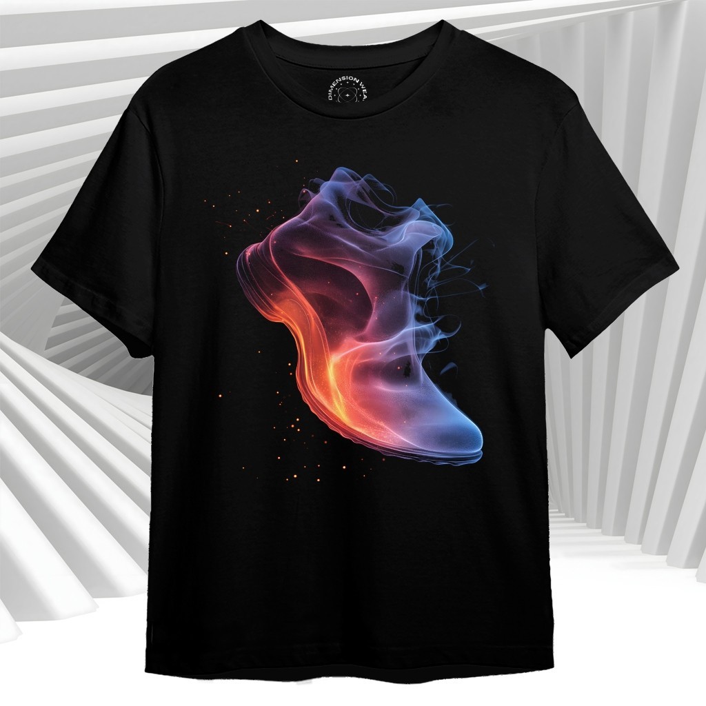 [Barang Ready &  COD][PROMO] Kaos Distro Original - Kaos Distro Premium Original 3D Transparant Shoe