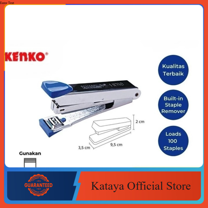 

KENKO STAPLES HD-10 - ALAT STAPLER TANGAN- STRAPLER HECTER