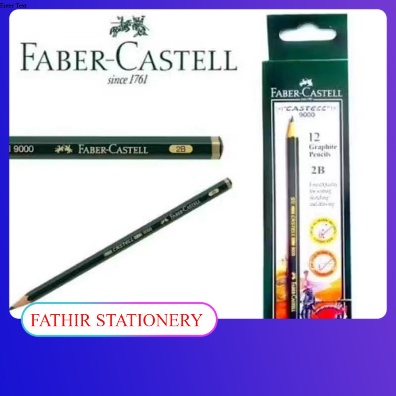 

Pensil Faber Castell 2B 1 Pa 12 Pcs