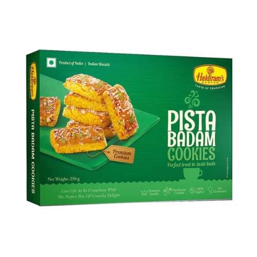 

Haldiram Badam Pista cookies 200g