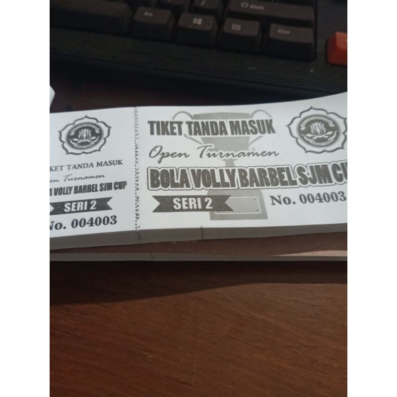 

CUSTOM KUPON JALAN SEHAT AGUSTUSAN • KARCIS PARKIR • TIKET MASUK • VOUCHER • QURBAN CUSTOM