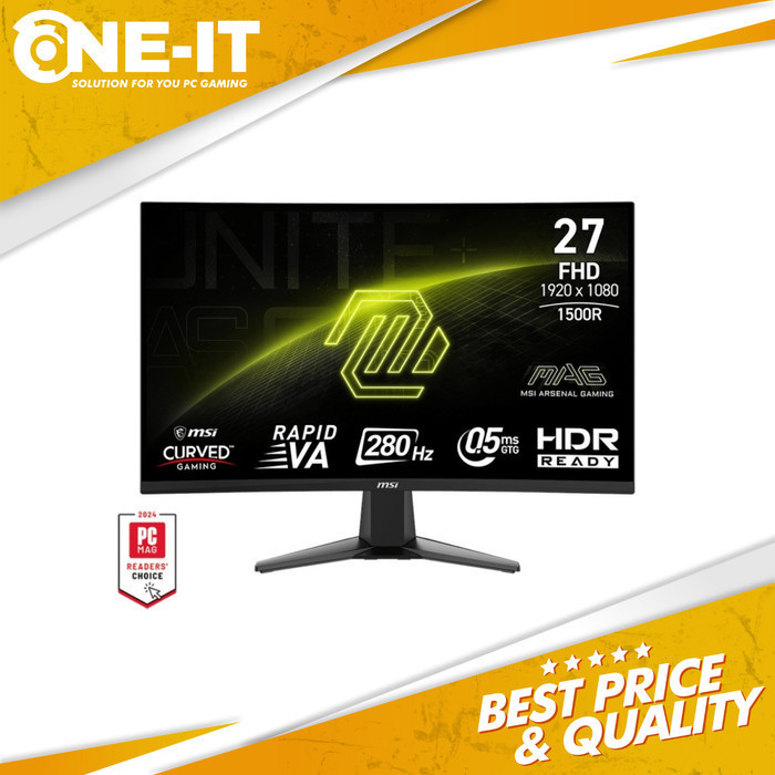 MSI MAG 276CXF 27" FHD 280Hz Curved Gaming Monitor