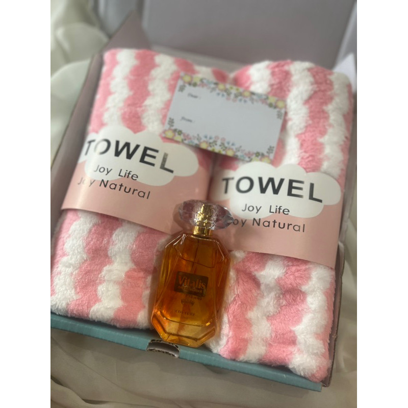 

❤️KAIYO❤️ [FREE BOX+FREE PARFUM VITALIS] hampers pernikahan handuk jumbo 70x140cm gift box wedding murah paket hemat harian, healing, tunangan, anniversary Kado