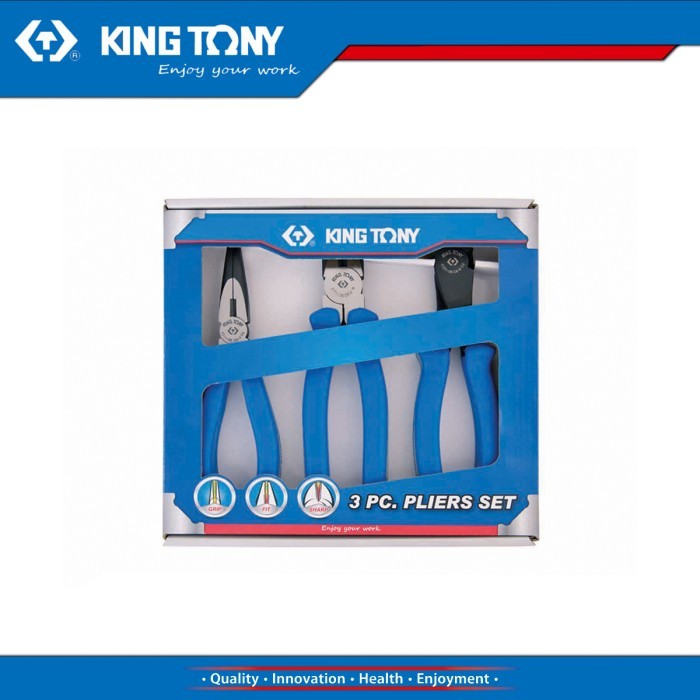 KING TONY 42213GP01 Pliers Set 3pcs.