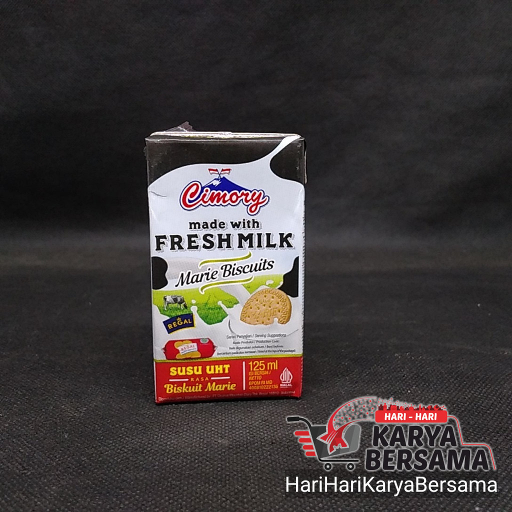 

MINUMAN SUSU UHT CIMORY FRESH MILK MARIE BISCUITS 125ML