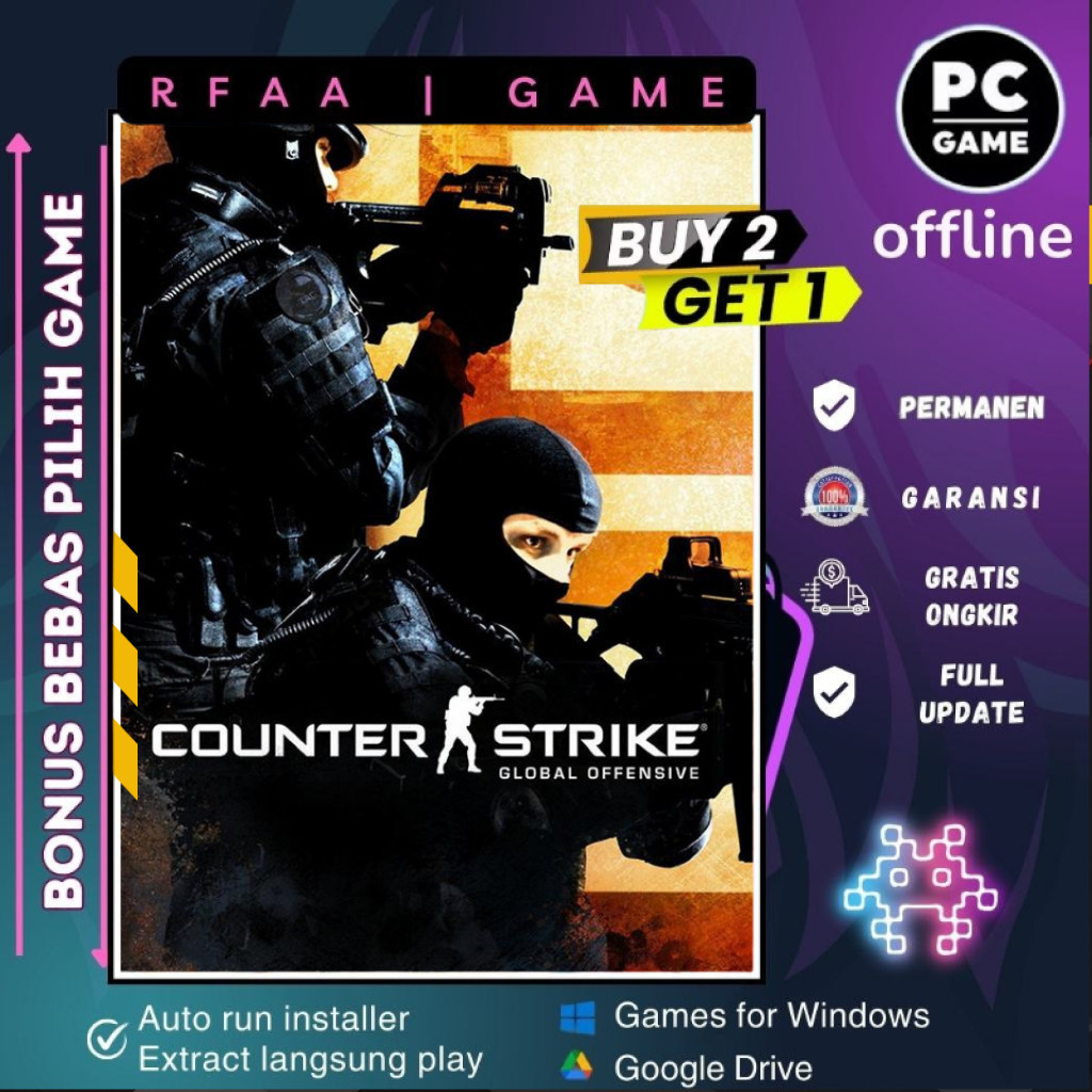 COUNTER STRIKE GLOBAL OFFENSIVE | GAME PC - LAPTOP - DL