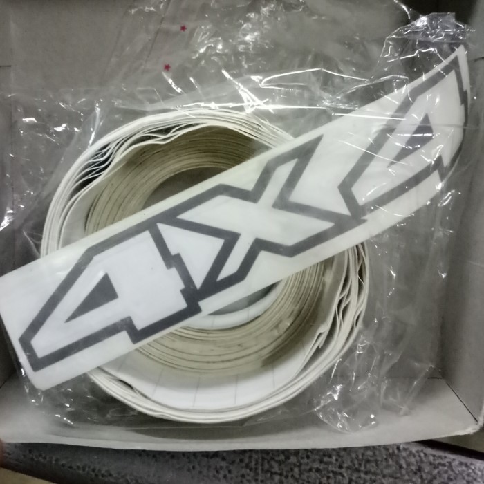 Sticker List Body Jeep Cherokee XJ Gold Silver Hitam