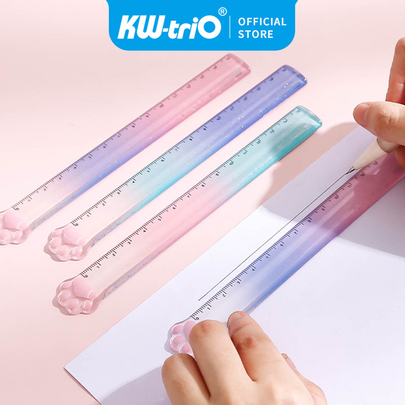 

Penggaris Gambar Penggaris Warna Gradien Cakar Kucing 15 cm