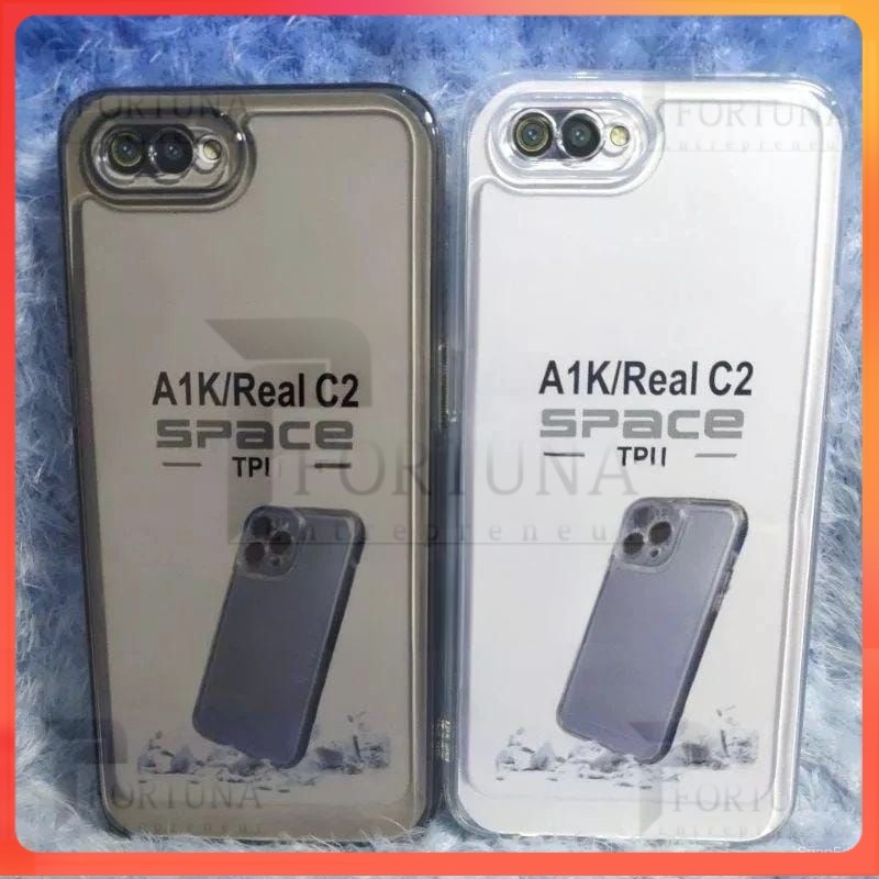 casing Case Soft Case/Silikon hp Oppo A1K/realme C2 Casing TPU bening Clear + pelindung camera