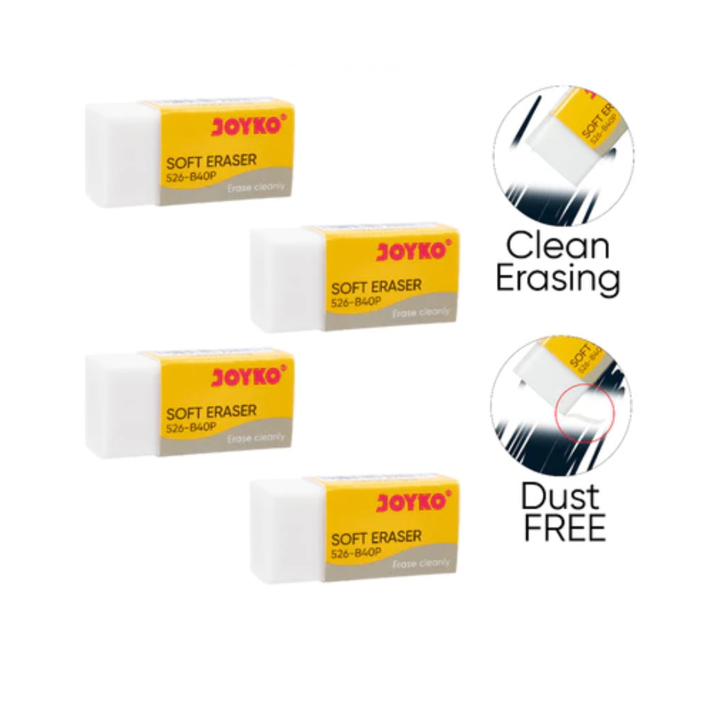 

Eraser / Penghapus Joyko 526-B40P - Putih