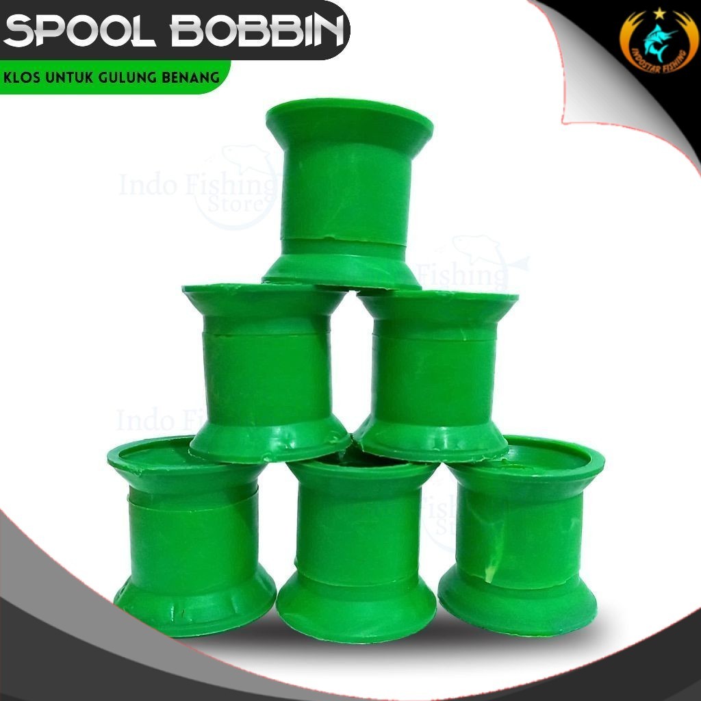 Klos Bobbin Spool 500 yards Spol Bobin Kosongan untuk Gulungan Senar Kevlar Assist Hook Tali Benang 